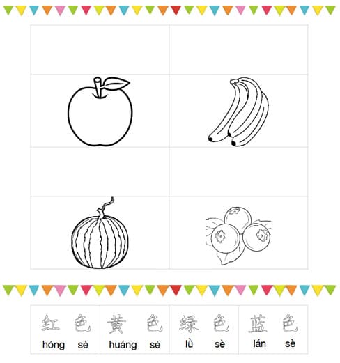 Cut and Paste the Fruits